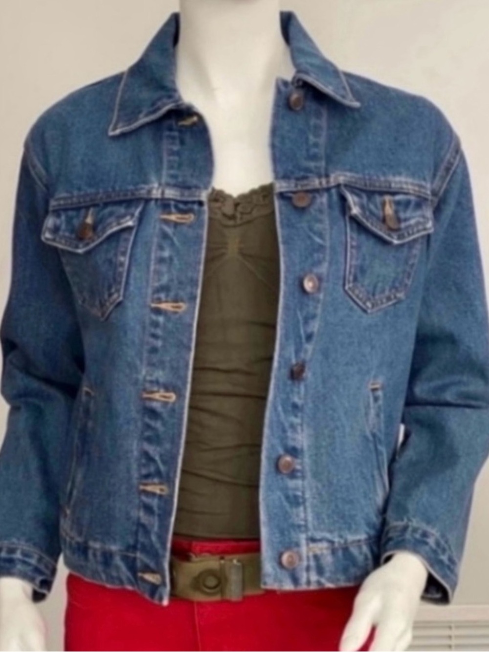 Classic Blue Denim Jacket - Women's Casual Coat